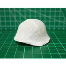1:6 Scale German WWII M35/M42 Helmet White Cover